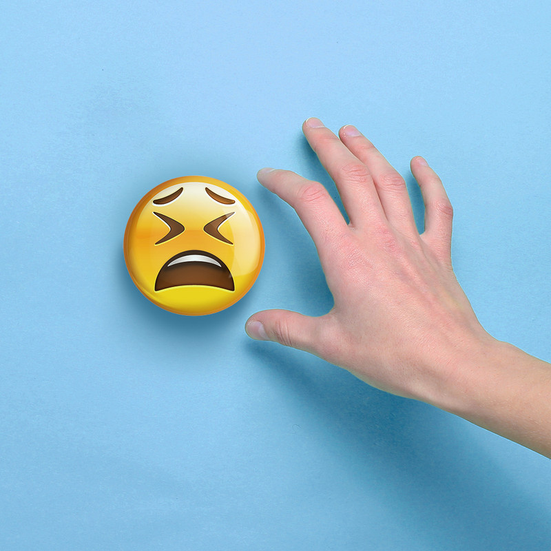 آینه جیبی خندالو مدل ایموجی Emoji  کد 1307