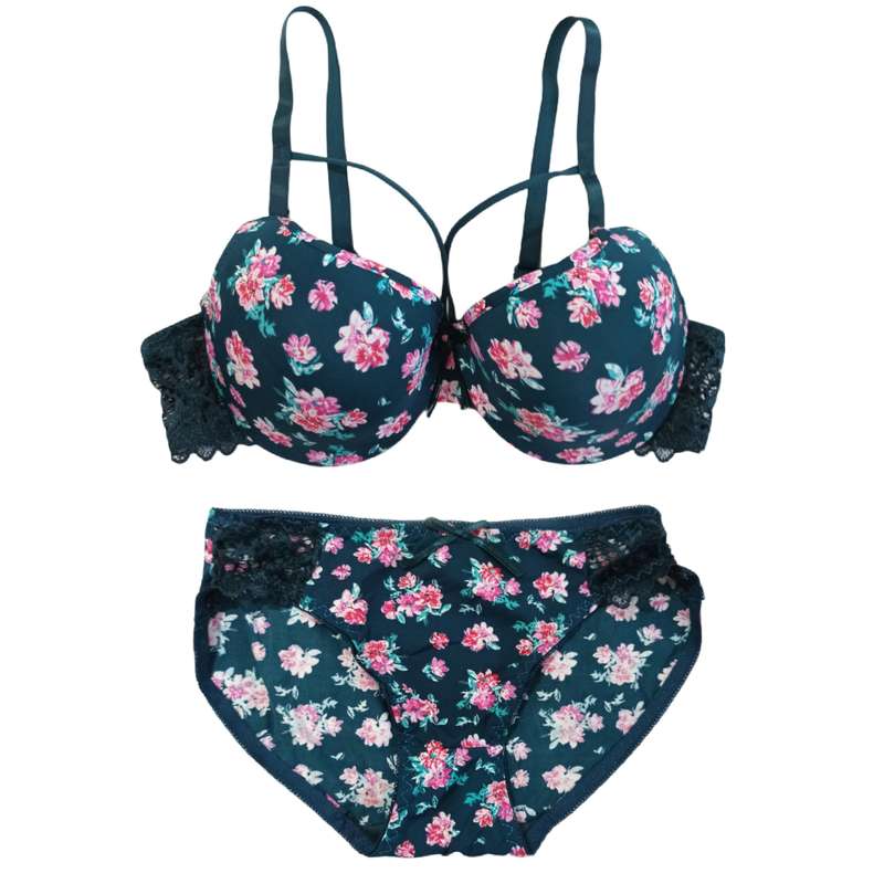 ست شورت و سوتین زنانه مدل اسفنجی هارنس دار کد 361