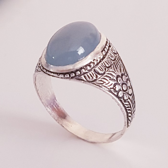 انگشتر نقره مردانه مدل عقیق کد P7800