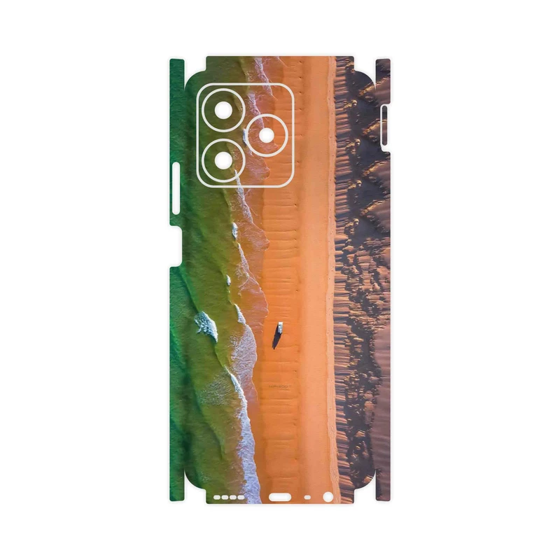 برچسب پوششی ماهوت مدل Beach and Green Sea-FullSkin مناسب برای گوشی موبایل ریلمی C53