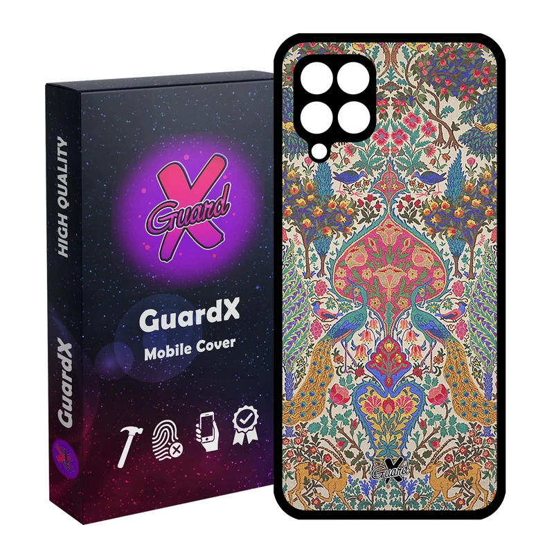 کاور گارد ایکس طرح سنتی مدل Glass10225 مناسب برای گوشی موبایل سامسونگ Galaxy A12