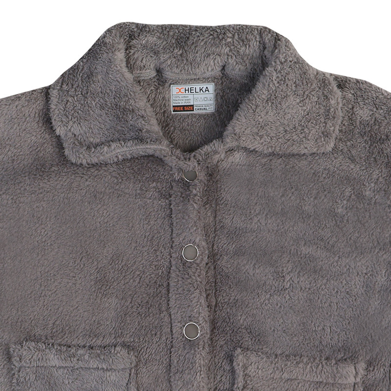 سویشرت زنانه هلکاپاژ مدل تدی