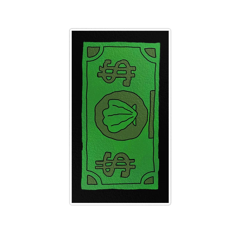     استیکر لپ تاپ ویندی دیزاین طرح پول مدل vindi1005