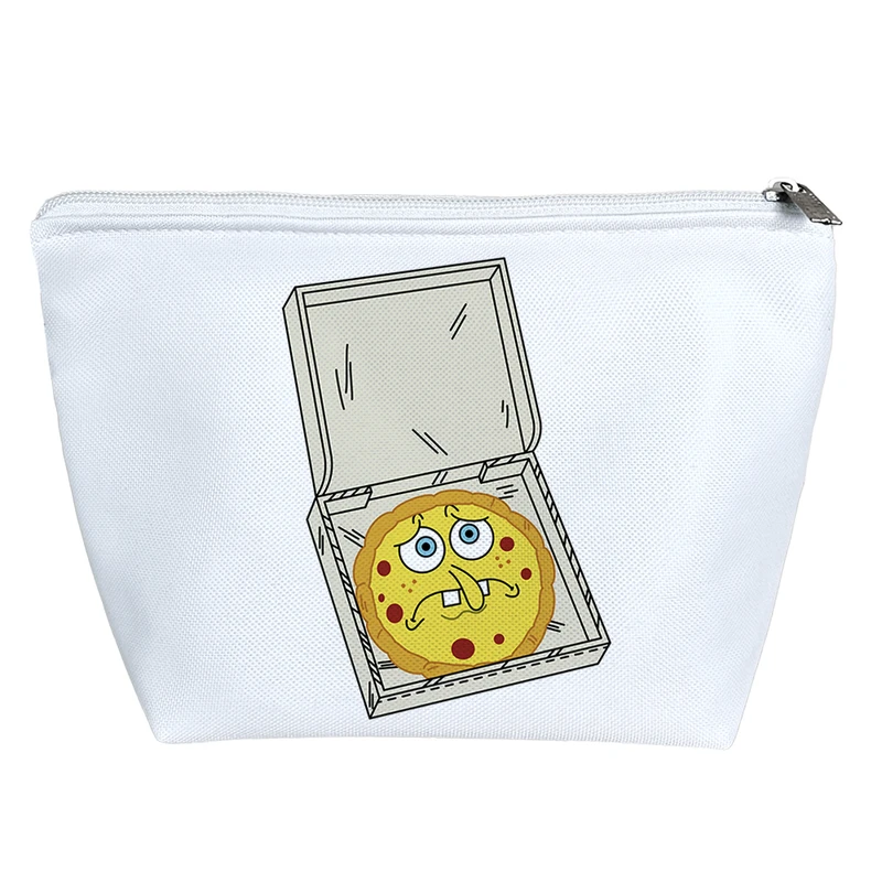 کیف لوازم آرایش دخترانه خندالو مدل باب اسفنجی کد 5778