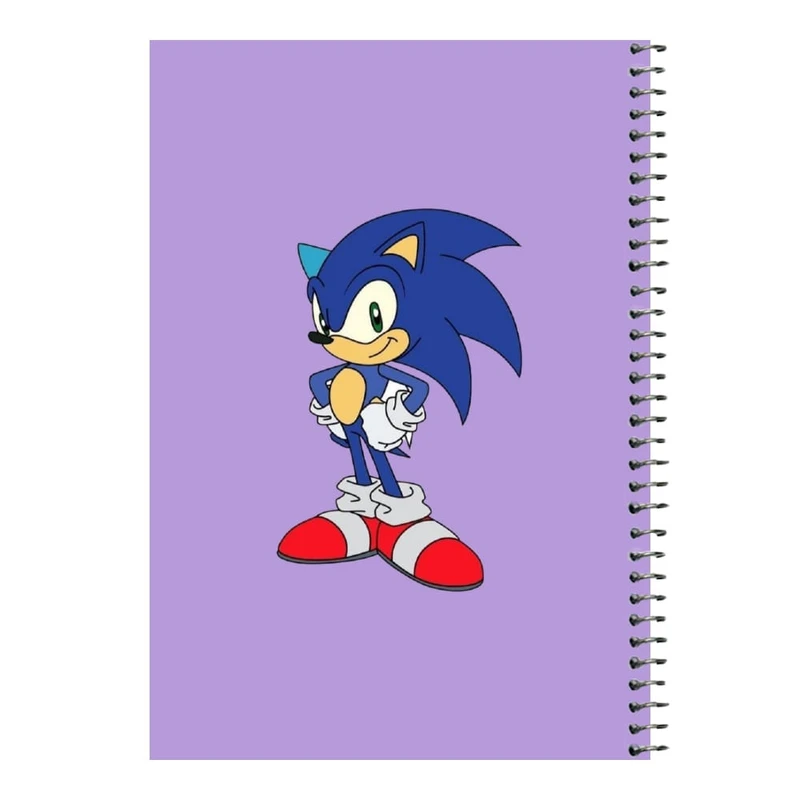 دفتر مشق 80 برگ اس جی مدل سونیک کد1   