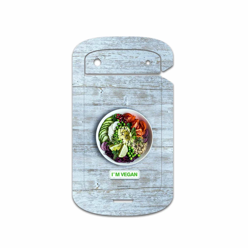 برچسب پوششی ماهوت مدل I m-vegan-FullSkin مناسب برای گوشی موبایل بلک بری Bold Touch 9900