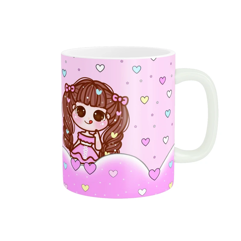 ماگ پاد آفرین طرح دخترک کد 4196