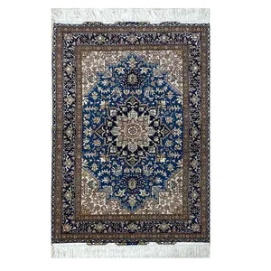 فرش دستباف ذرع و نیم مدل هریس تبریز کد 51233