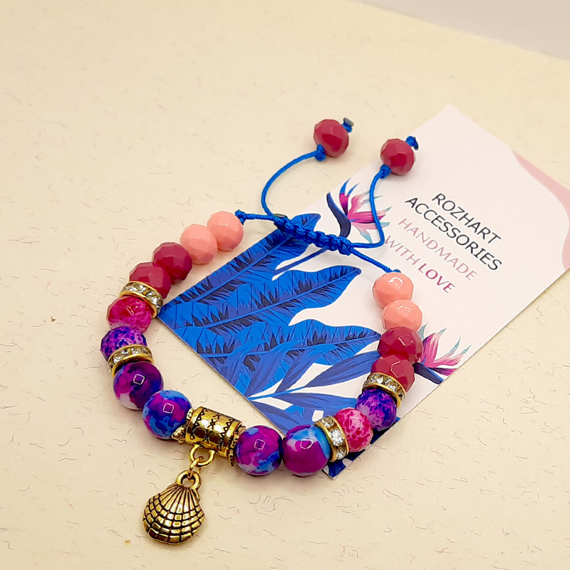 دستبند دخترانه مدل صدف