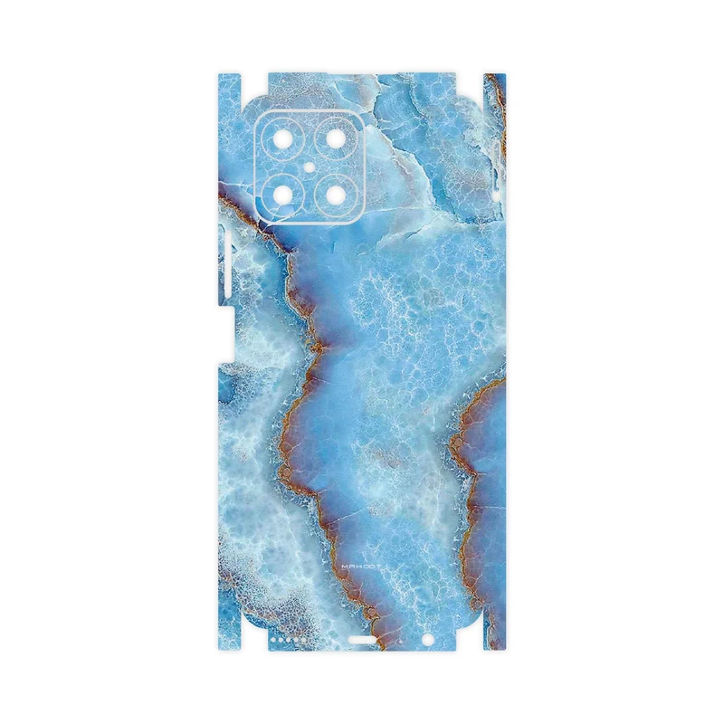 برچسب پوششی ماهوت مدل Blue-Ocean-Marble-FullSkin مناسب برای گوشی موبایل آنر X8