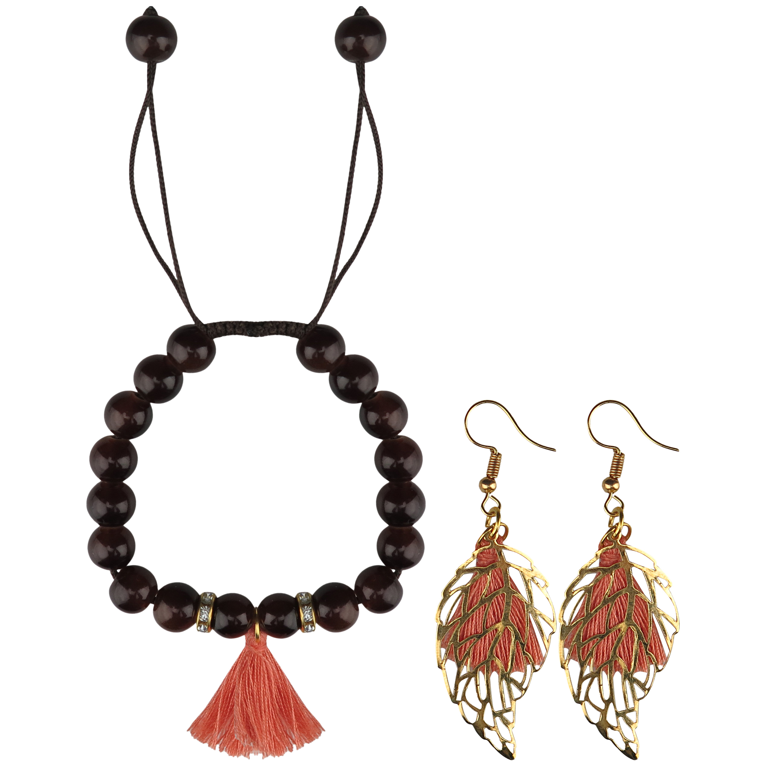 نیم ست زنانه مدل برگ کد Sa102