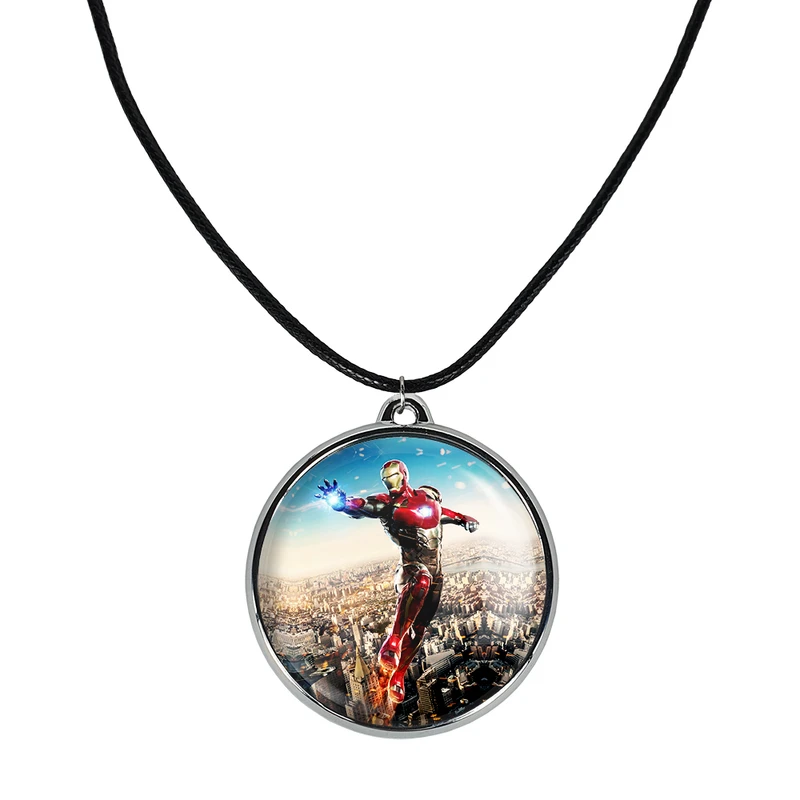 گردنبند خندالو مدل مرد عنکبوتی و آیرون من مارول Marvel کد 1938719395