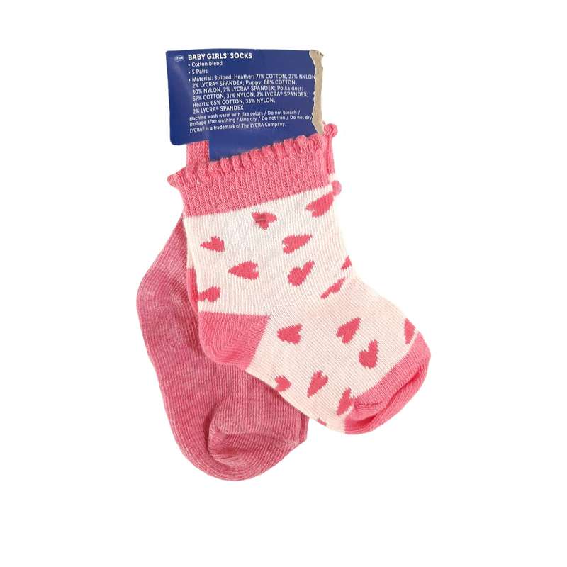 جوراب دخترانه مدل gl بسته دو عددی