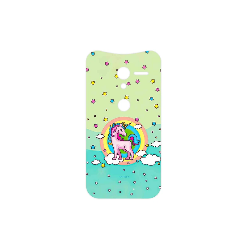 برچسب پوششی ماهوت مدل Rainbow unicorn adventure مناسب برای گوشی موبایل موتورولا Moto X
