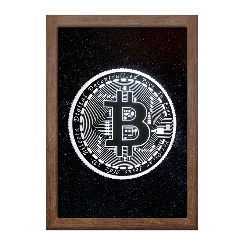 تابلو خندالو طرح بیت کوین (Bitcoin) کد F903