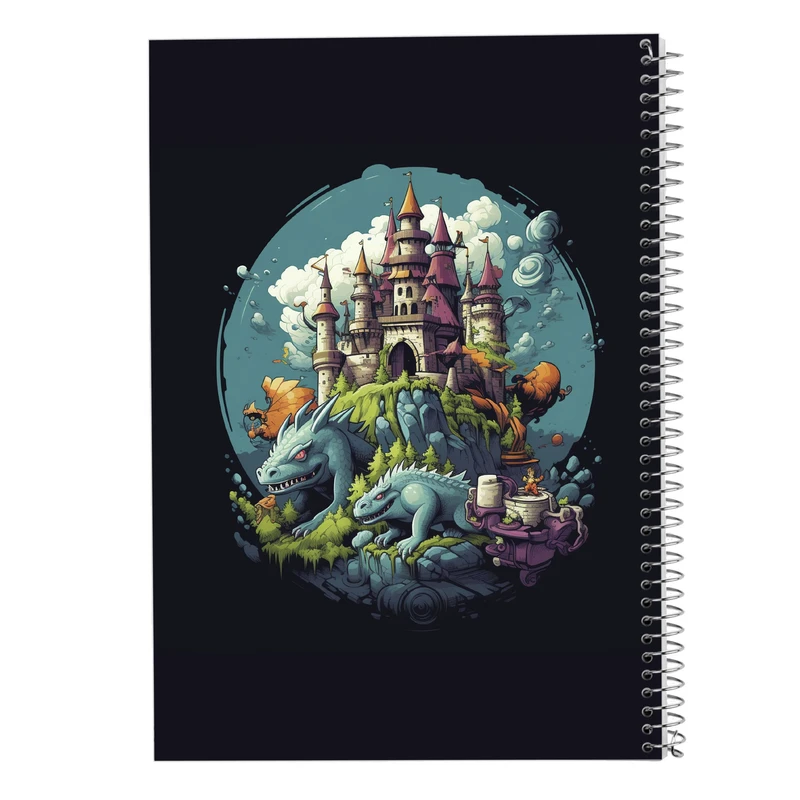 دفتر نقاشی 50 برگ مدوپد مدل Ghibli کد DF2464