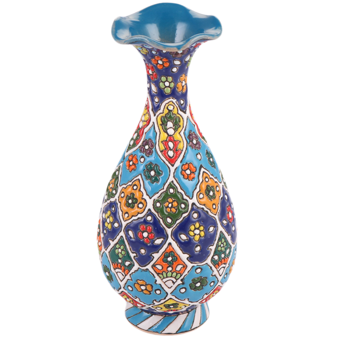 گلدان میناکاری سفالی مدل Ap-100877
