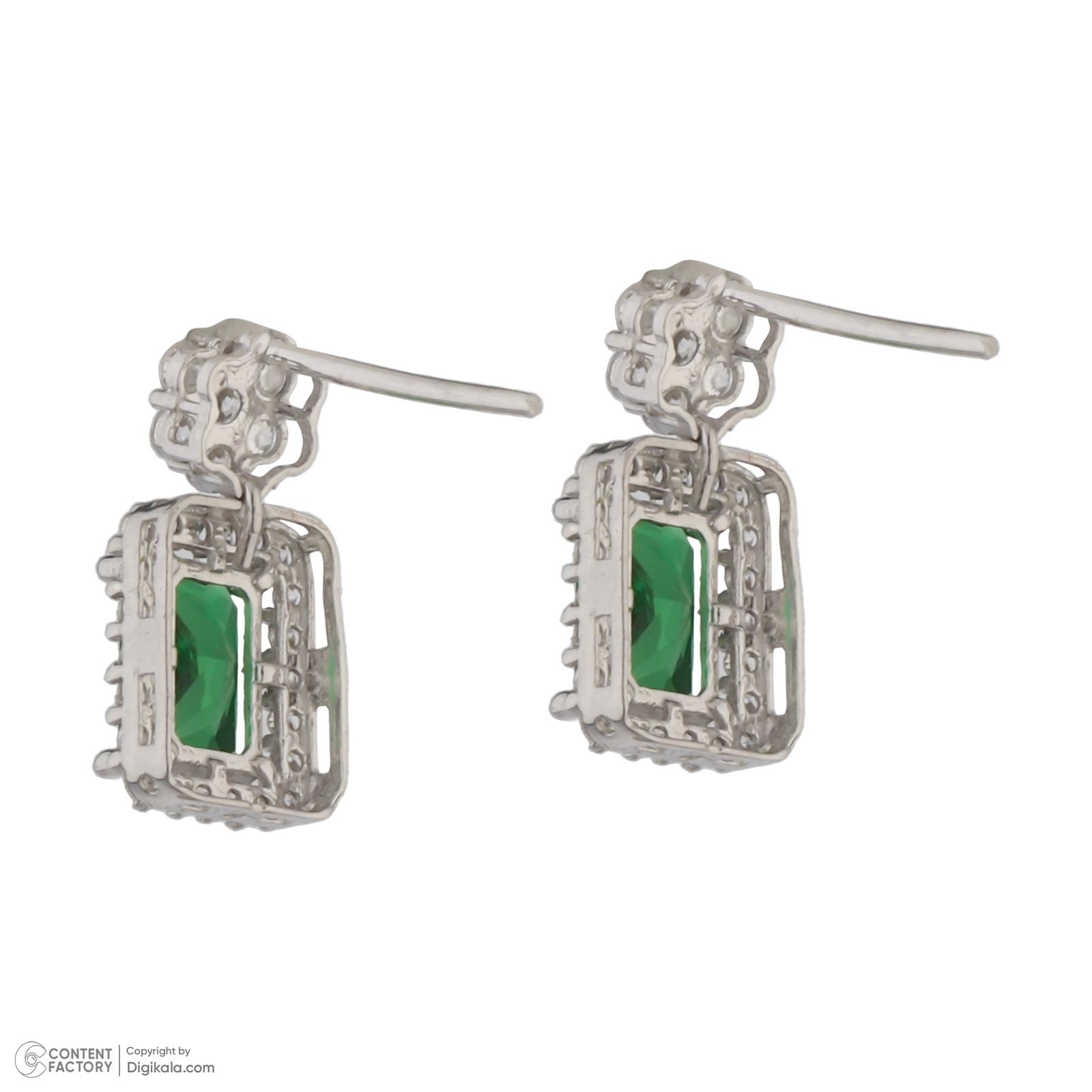 نیم ست طلا 18 عیار زنانه طلای مستجابی مدل 70118 - - 7