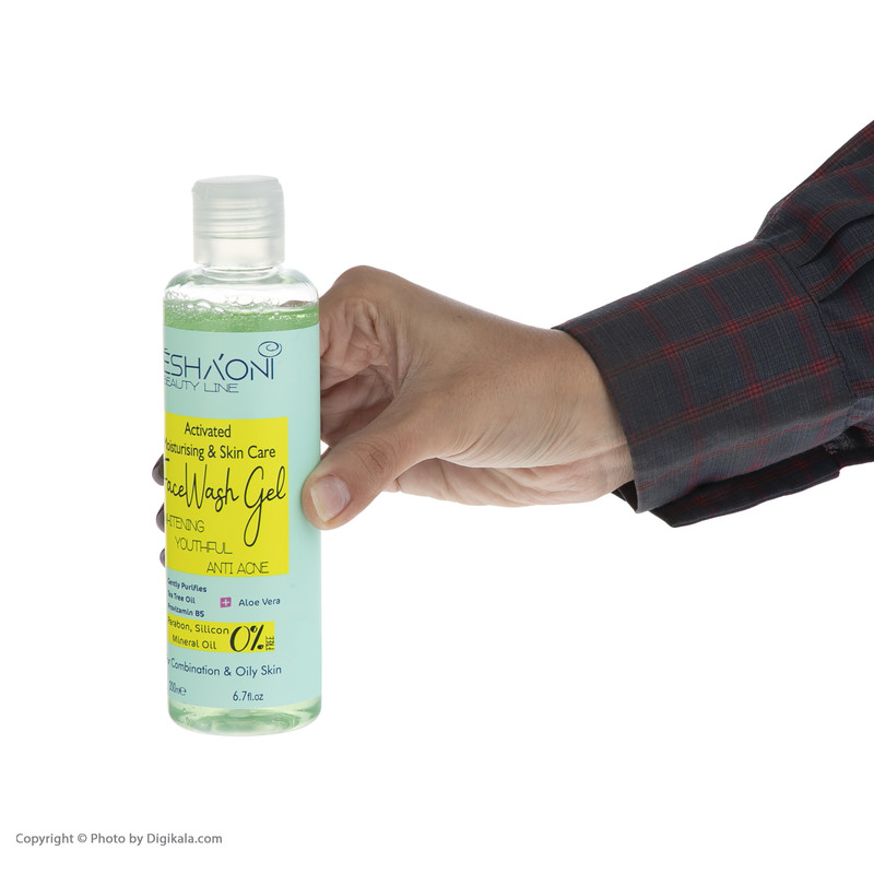 ژل شستشو صورت اشااونی مدل Aloe Vera حجم 200 میلی لیتر