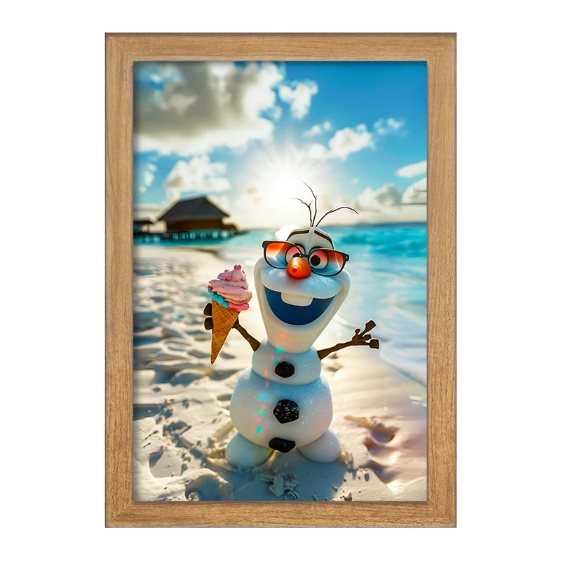 تابلو خندالو مدل الاف السا و آنا و فروزن (Frozen) کد F5899