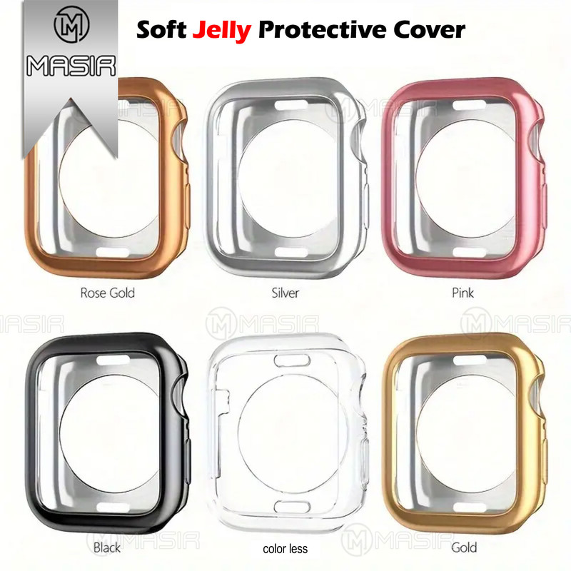 کاور مسیر مدل Soft Jelly Protective مناسب برای اپل واچ سایز 44 میلی متری