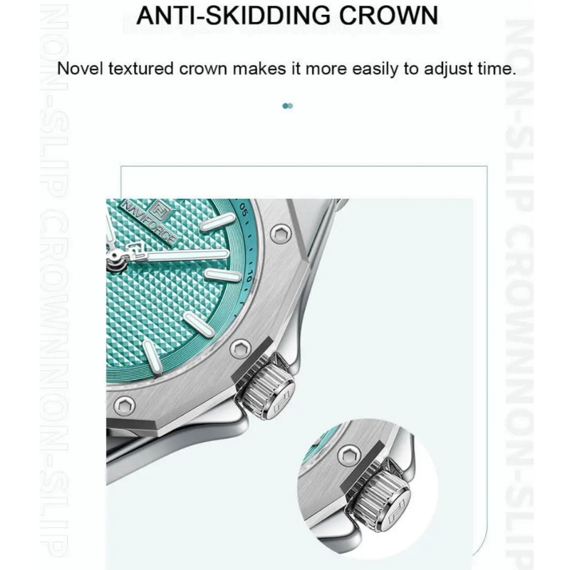 ساعت مچی عقربه ای زنانه نیوی فورس مدل NF5026 ساعت مچی عقربه ای زنانه نیوی فورس مدل NF5026