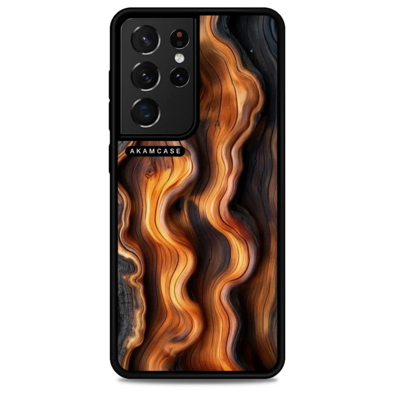 کاور آکام مدل AMC-WSGS21U-WOOD-16 مناسب برای گوشی موبایل سامسونگ Galaxy S21 Ultra