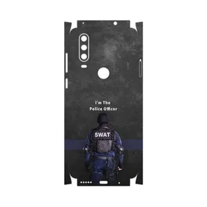 MAHOOT Police Officer-FullSkin Cover Sticker for Motorola One Action