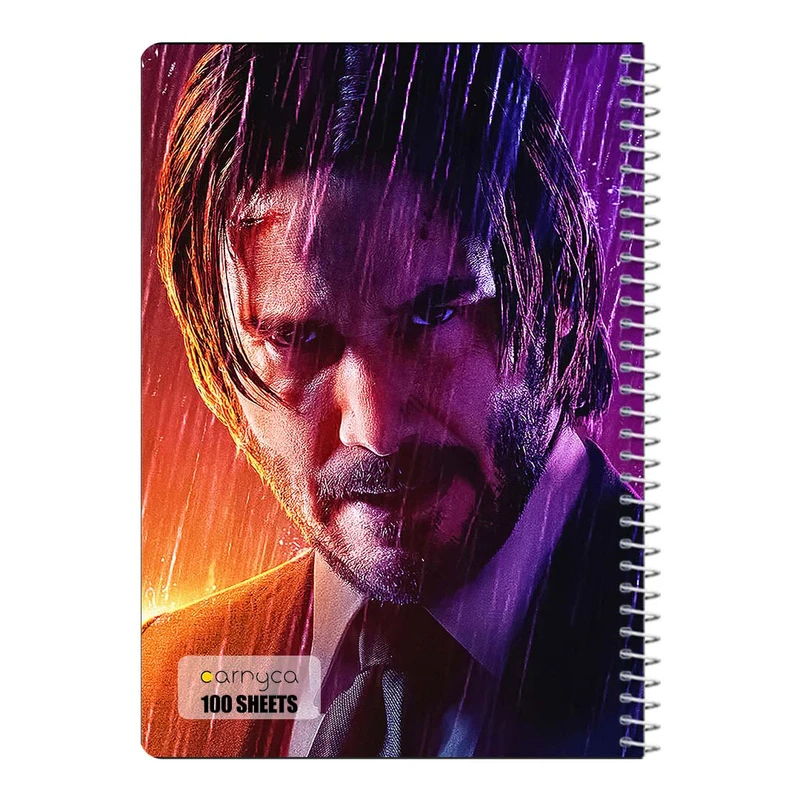 دفتر مشق 100 برگ سیمی کارنیکا طرح جان ویک John Wick کد 96928