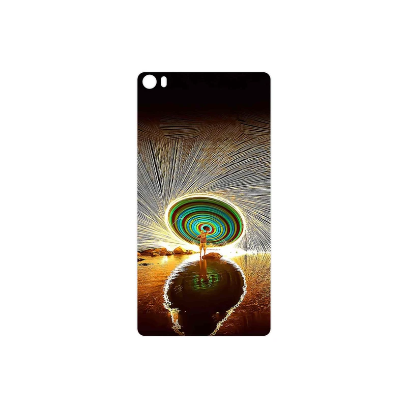 برچسب پوششی ماهوت مدل Night Light Fountain مناسب برای گوشی موبایل هوآوی P8 Max