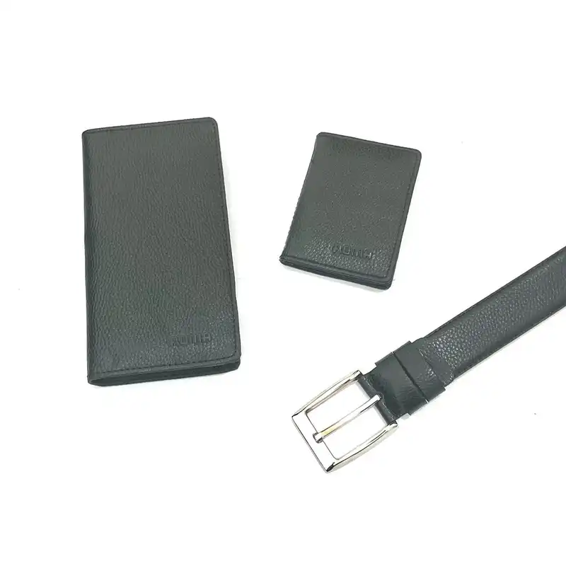 ست هدیه مردانه روما چرم مدل 01