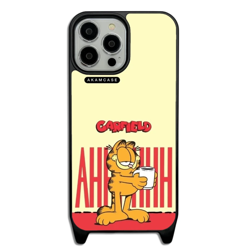 کاور آکام مدل AMC-WLA13PROMAX-GARFIELD12 مناسب برای گوشی موبایل اپل iPhone 13 Pro Max