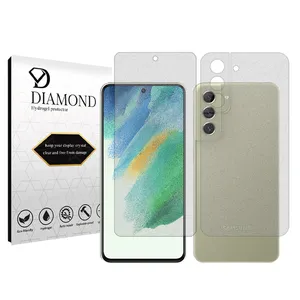 Diamond Tough model matte screen protector suitable for Samsung Galaxy S21 FE 5G mobile phone along with the back protector 