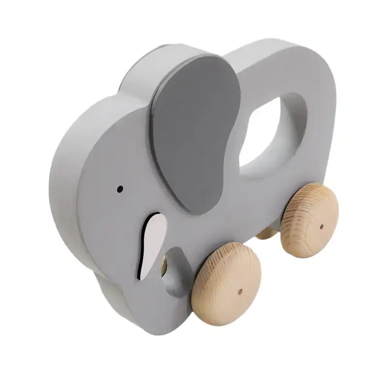 اسباب بازی چوبی مدل فیل ماشینی MKids48-1A