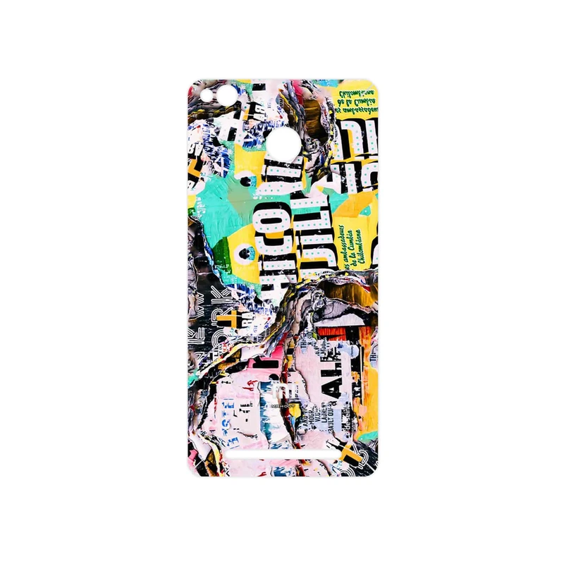 برچسب پوششی ماهوت مدل Collage of Teared Paper مناسب برای گوشی موبایل شیائومی Redmi 3 Pro