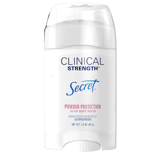 استیک ضد تعریق زنانه سکرت مدل CLINICAL POWDER PROTECTION وزن 45 گرم