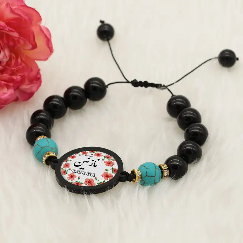 دستبند زنانه ناکسیگو طرح نازنین کد BR4101