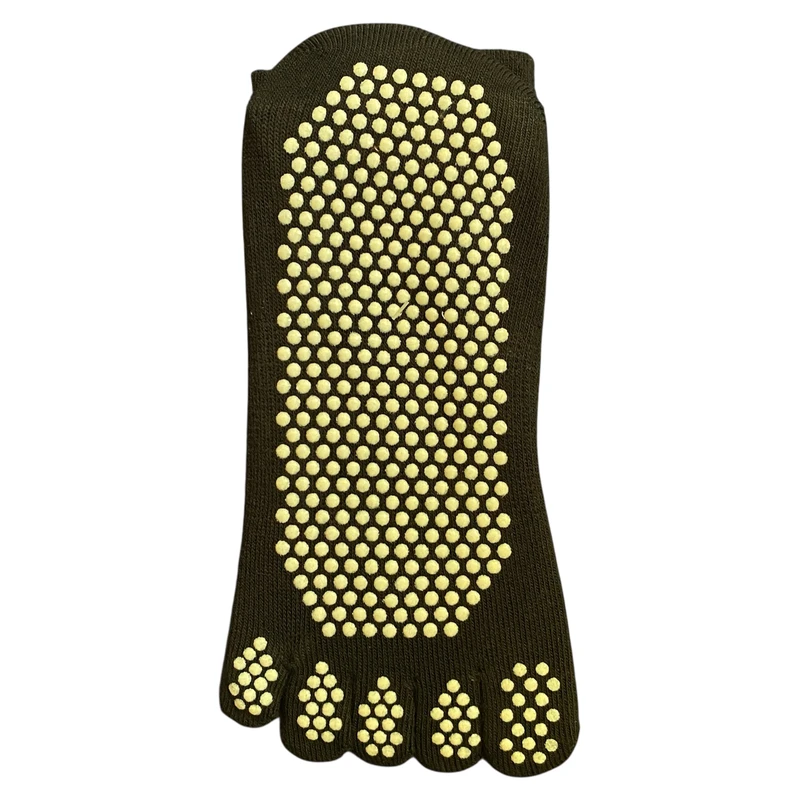 جوراب ساق کوتاه ورزشی زنانه مدل پیلاتس انگشتی