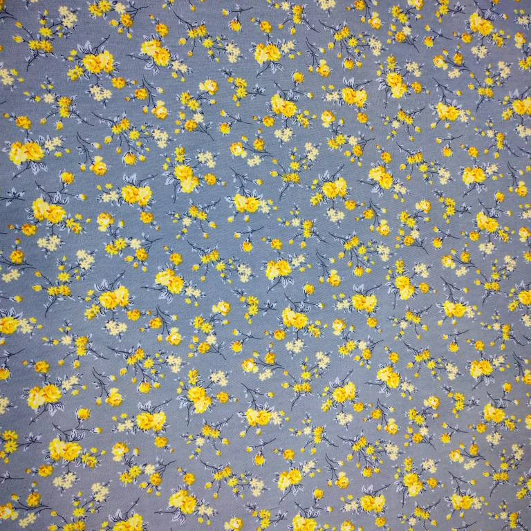 پارچه ملحفه عرض 2 متر مدل گلسا رنگ زرد