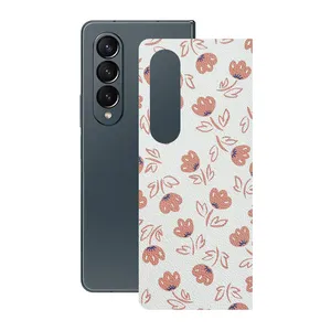 Remax cover sticker Leth model flower design suitable for Samsung Galaxy Z Fold4 mobile phone