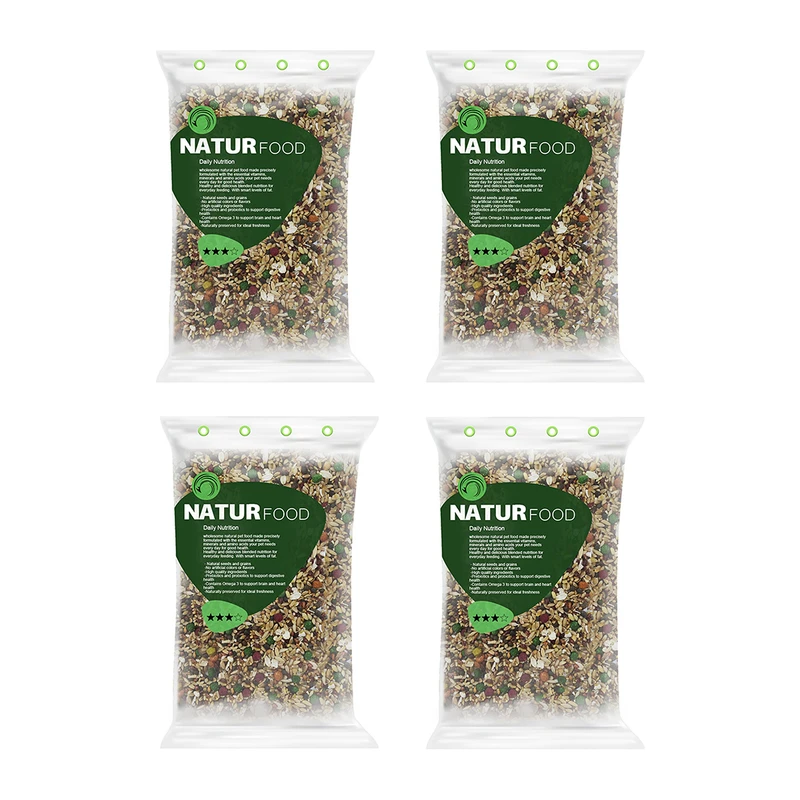 غذای کبوتر نیچرفود مدل 3 ستاره وزن 1 کیلوگرم بسته 4 عددی