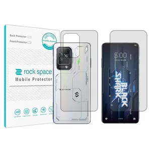 Rockspace transparent screen protector HyGEL model suitable for Xiaomi Black Shark 5 Pro mobile phone with back protector