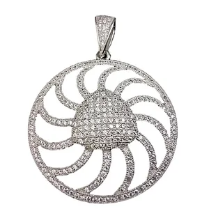 آویز گردنبند نقره زنانه مدل  glsr-379
