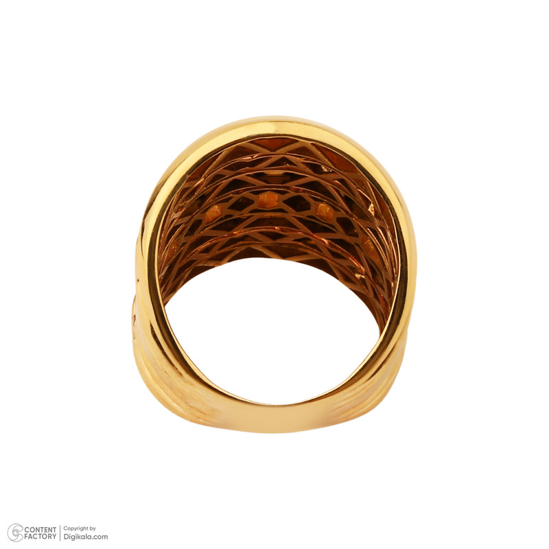 انگشتر طلا 18 عیار زنانه با طرح پورتوفینو صلاحی گلد مدل 2342 سایز 64