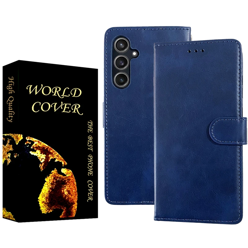 کیف کلاسوری دنیای قاب مدل Magneti کد D004 مناسب برای گوشی موبایل سامسونگ Galaxy S23FE 