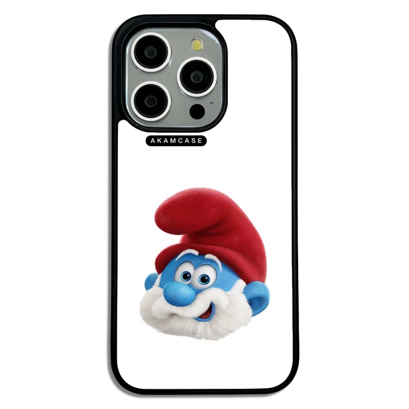 کاور آکام مدل AMC-WA15PRO-SMURFS-13 مناسب برای گوشی موبایل اپل iPhone 15 Pro