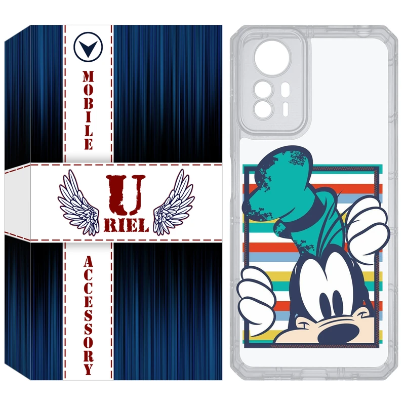 کاور یوریل مدل Clear کد 2 طرح سگ مناسب برای گوشی موبایل شیائومی Redmi Note 12S