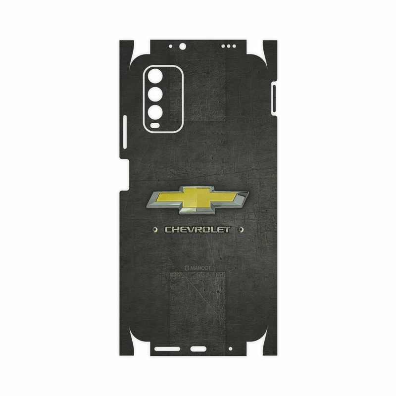 برچسب پوششی ماهوت مدل CHEVROLET-Logo-FullSkin مناسب برای گوشی موبایل شیائومی Redmi 9T