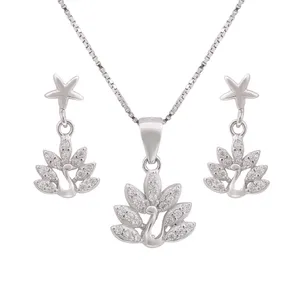 نیم ست نقره زنانه کد M3098