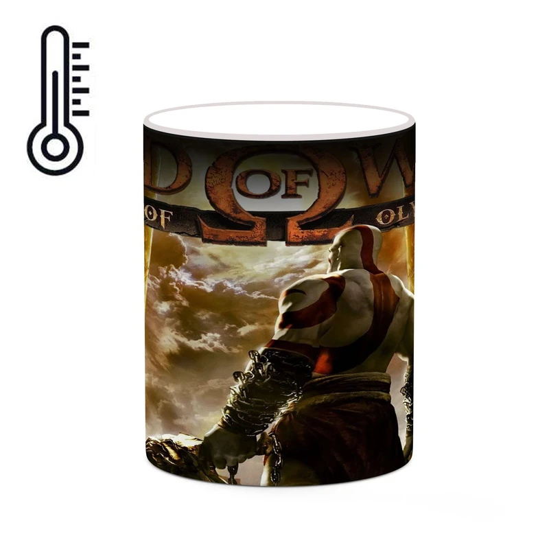 ماگ حرارتی کاکتی طرح گاد آف وار God Of War مدل mgh40731